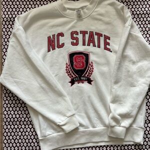 NC State White Sweatshirt